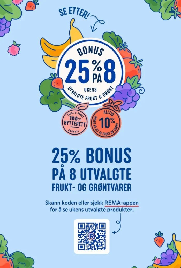 REMA 1000 kundeavis - Uke 33 (2025-08-11 - 2025-08-17)