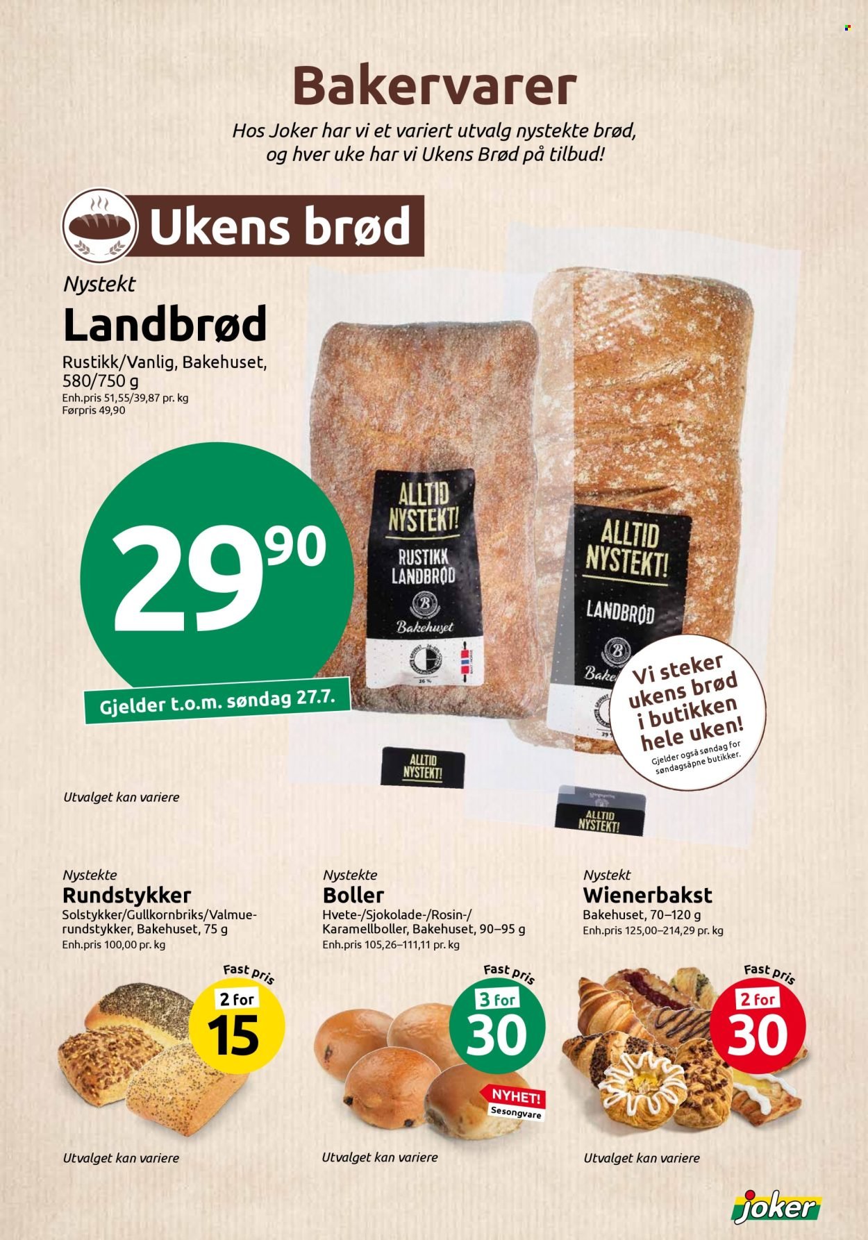JOKER kundeavis - Fra søndag 27. juli 2025 (2025-07-27 - 2025-07-27)