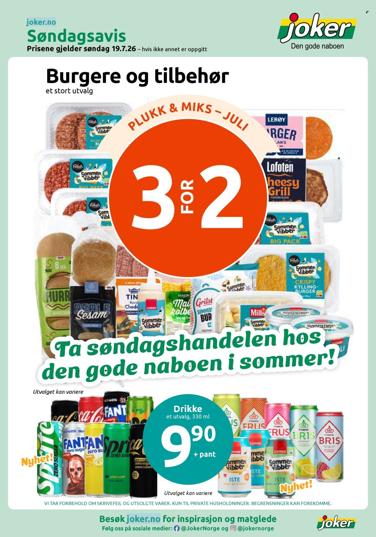 JOKER kundeavis - Fra søndag 19. juli 2026
