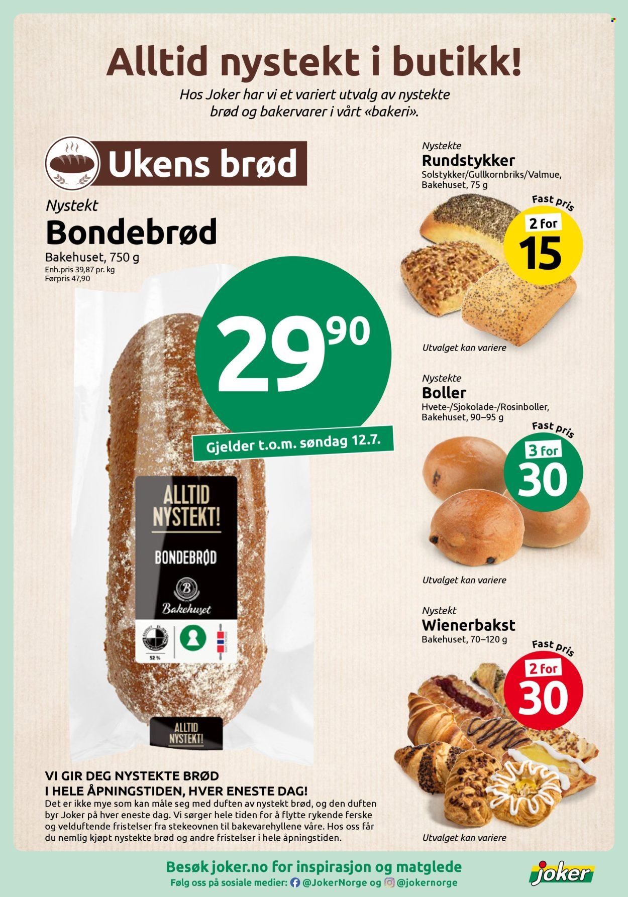 JOKER kundeavis - Fra søndag 19. juli 2026