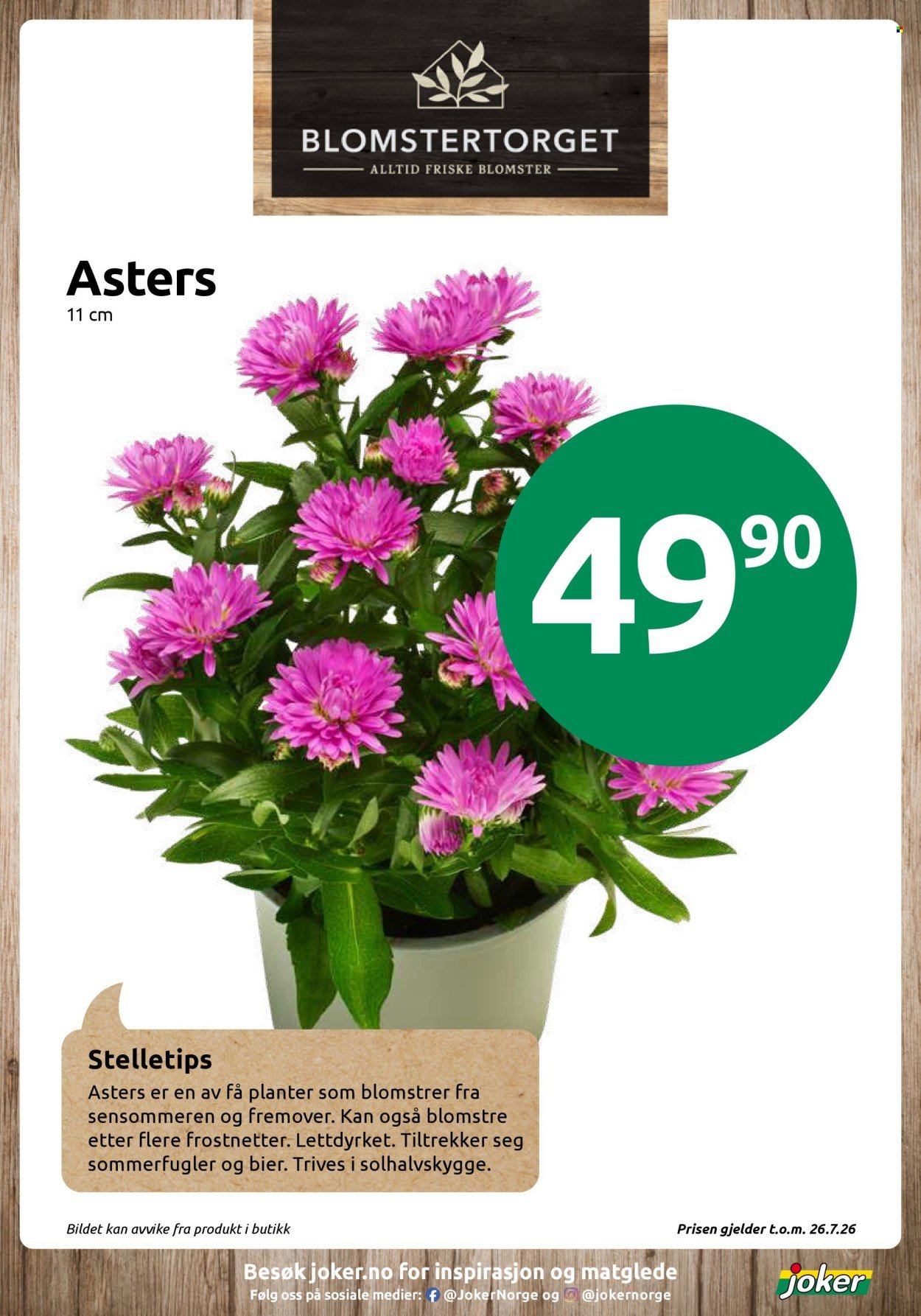 JOKER kundeavis - Fra søndag 19. juli 2026