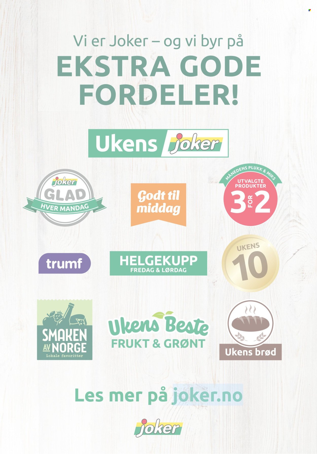 JOKER kundeavis - Fra søndag 19. juli 2026