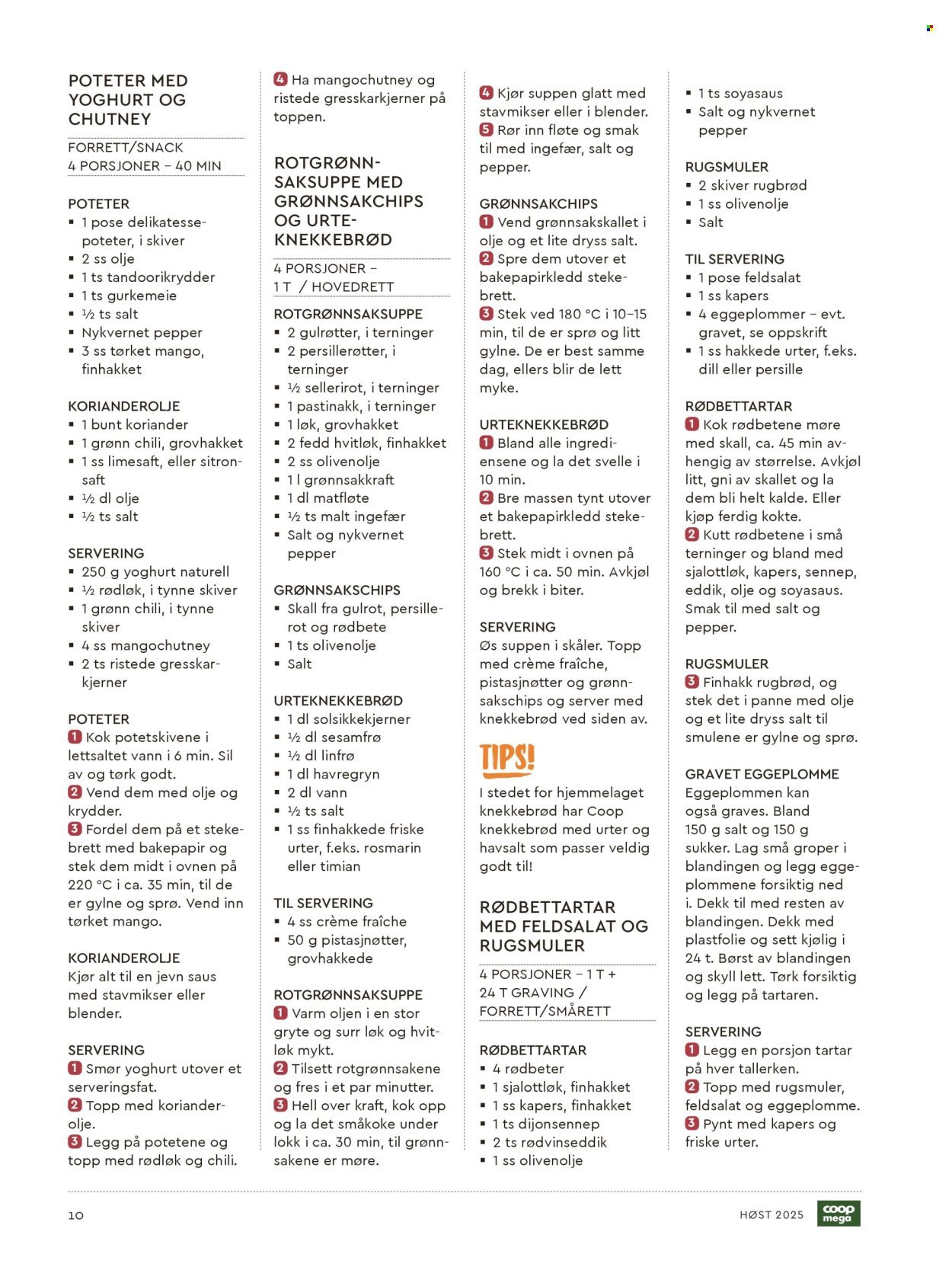 COOP MEGA kundeavis - Høstmat (2025-10-05)