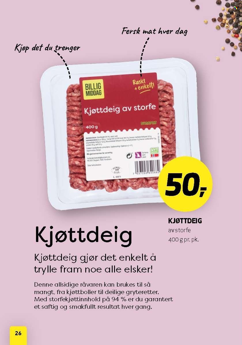 BUNNPRIS kundeavis - Middagsinspirasjon! (2025-10-21 - 2025-11-30)