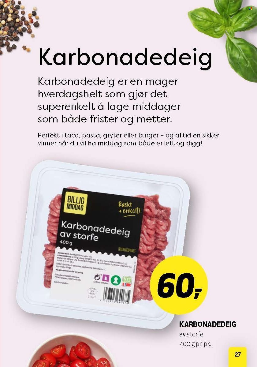 BUNNPRIS kundeavis - Middagsinspirasjon! (2025-10-21 - 2025-11-30)