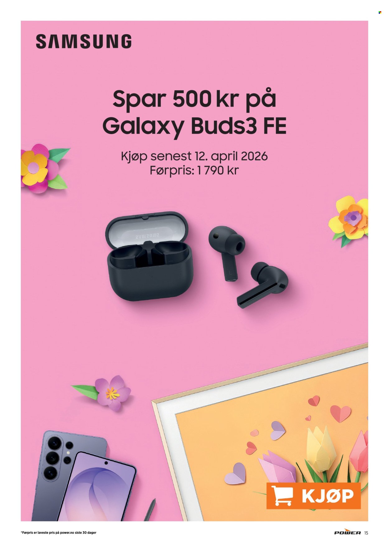 POWER kundeavis - Fra mandag 30. mars 2026 (2026-03-30 - 2026-04-05)