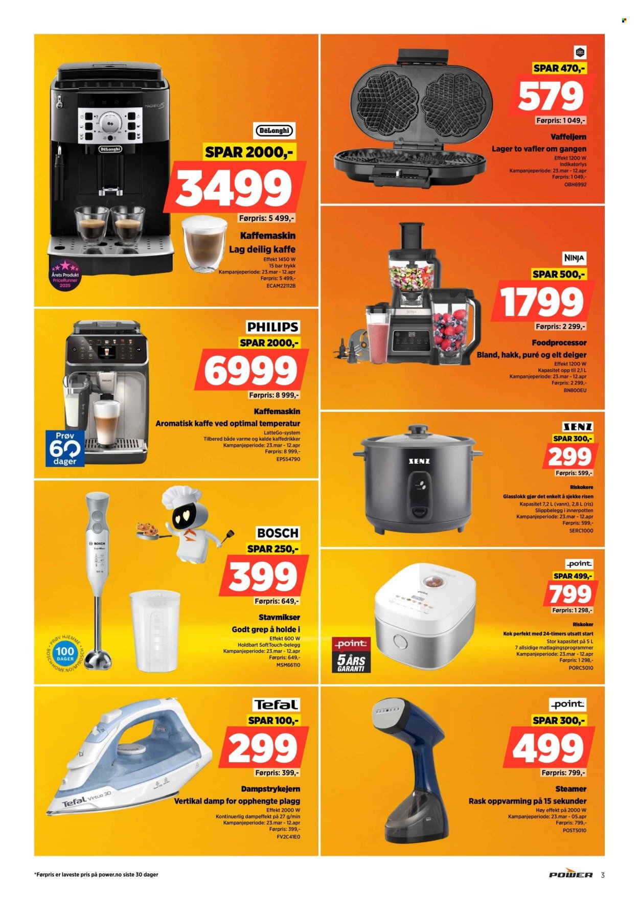 POWER kundeavis - Fra mandag 30. mars 2026 (2026-03-30 - 2026-04-05)
