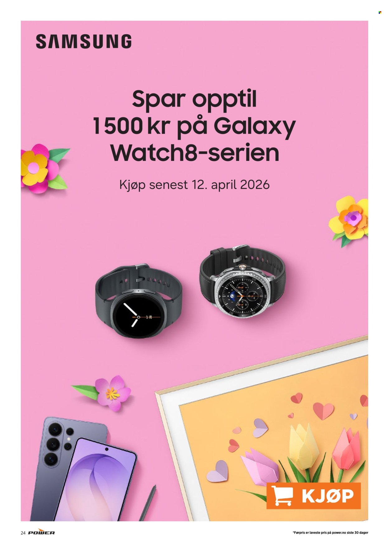 POWER kundeavis - Fra mandag 30. mars 2026 (2026-03-30 - 2026-04-05)