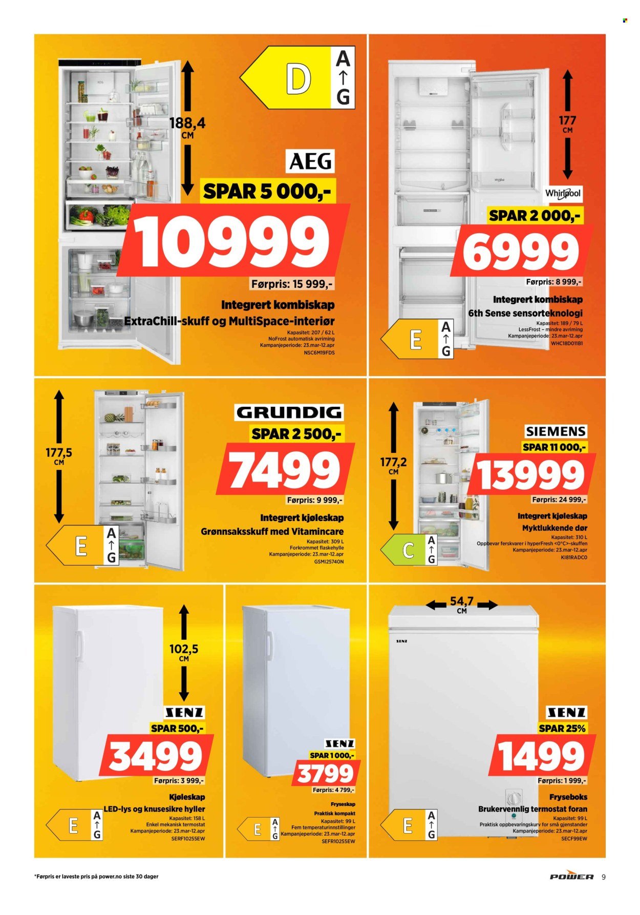 POWER kundeavis - Fra mandag 30. mars 2026 (2026-03-30 - 2026-04-05)