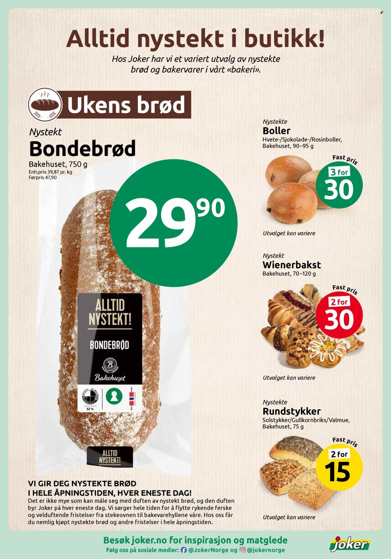 JOKER kundeavis - Fra søndag 23. august 2026