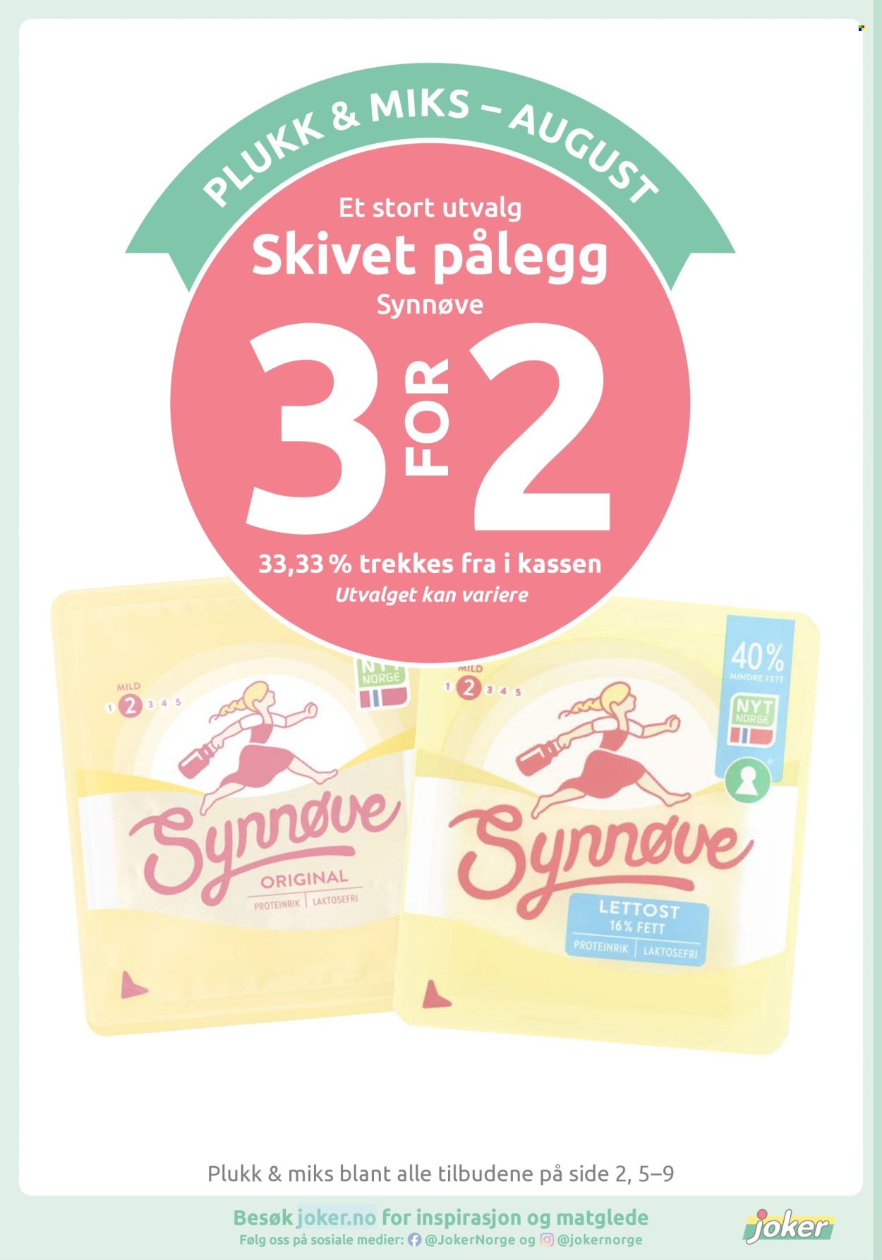 JOKER kundeavis - Fra søndag 23. august 2026