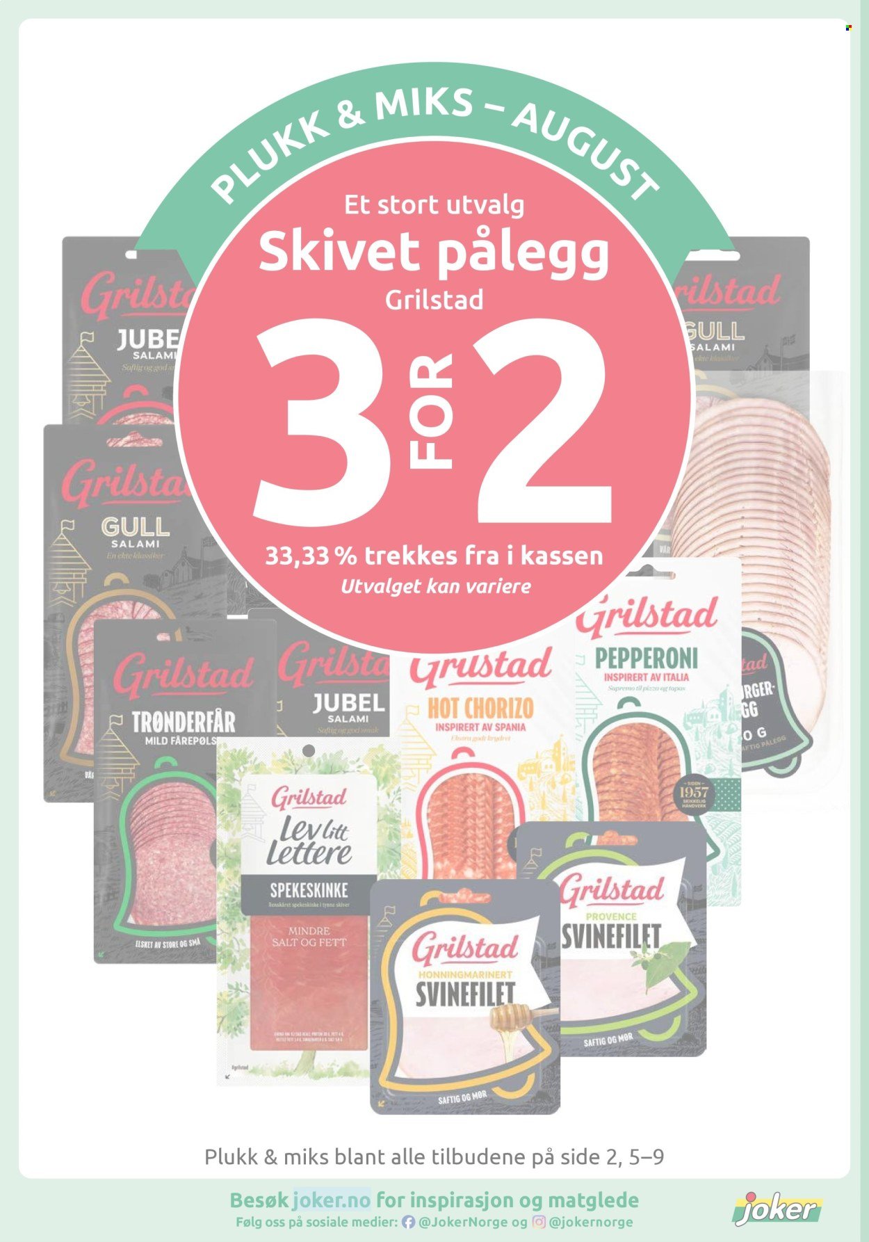 JOKER kundeavis - Fra søndag 23. august 2026