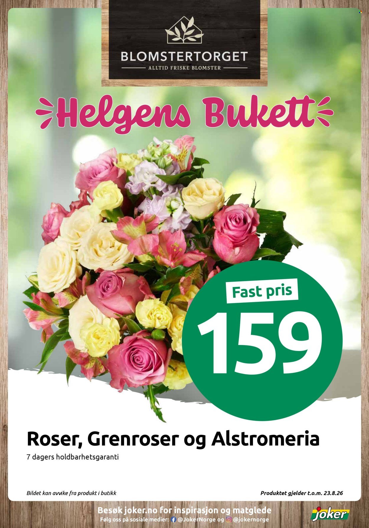 JOKER kundeavis - Fra søndag 23. august 2026