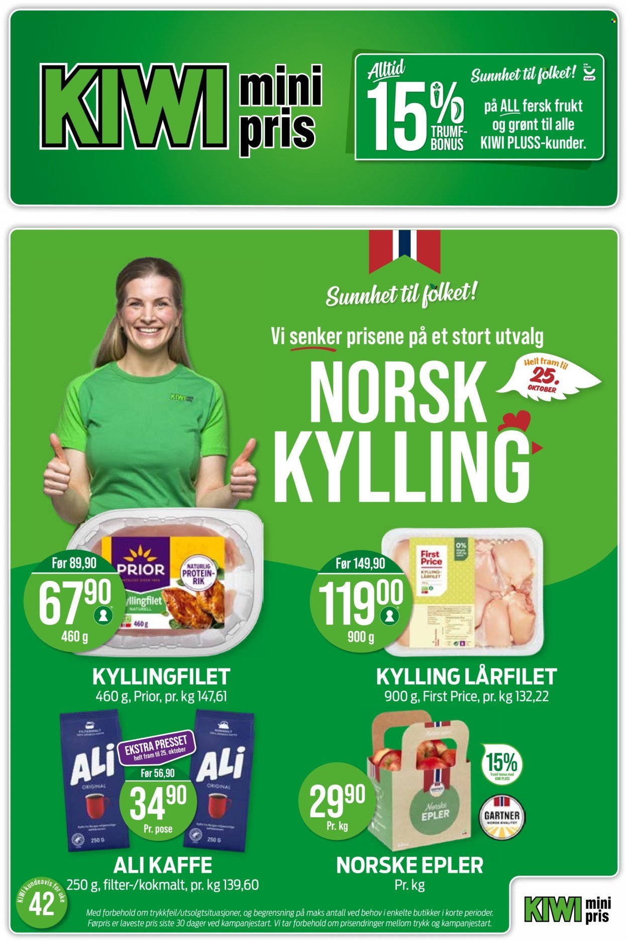 KIWI kundeavis - Fra mandag 12. oktober 2026