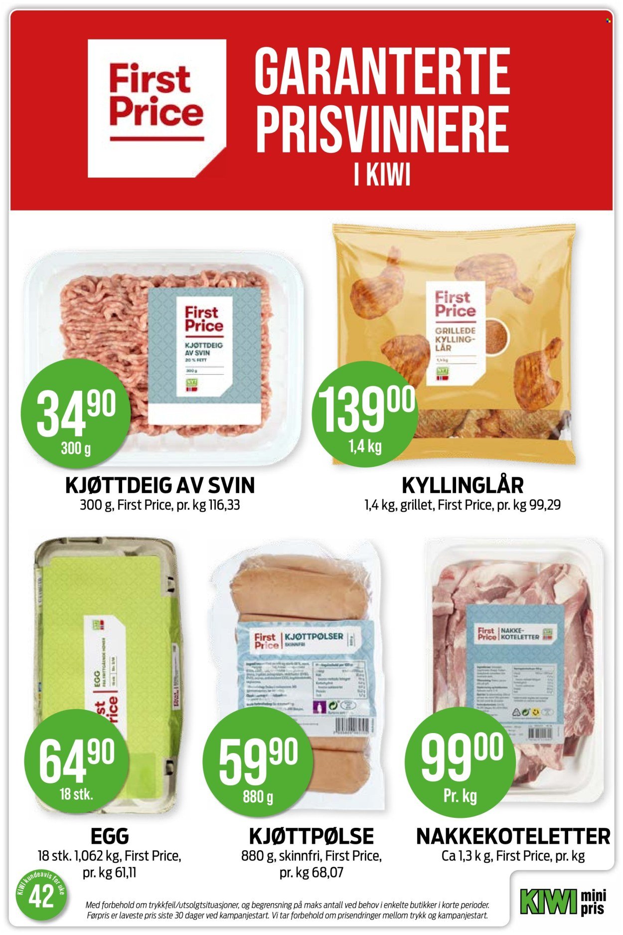 KIWI kundeavis - Fra mandag 12. oktober 2026