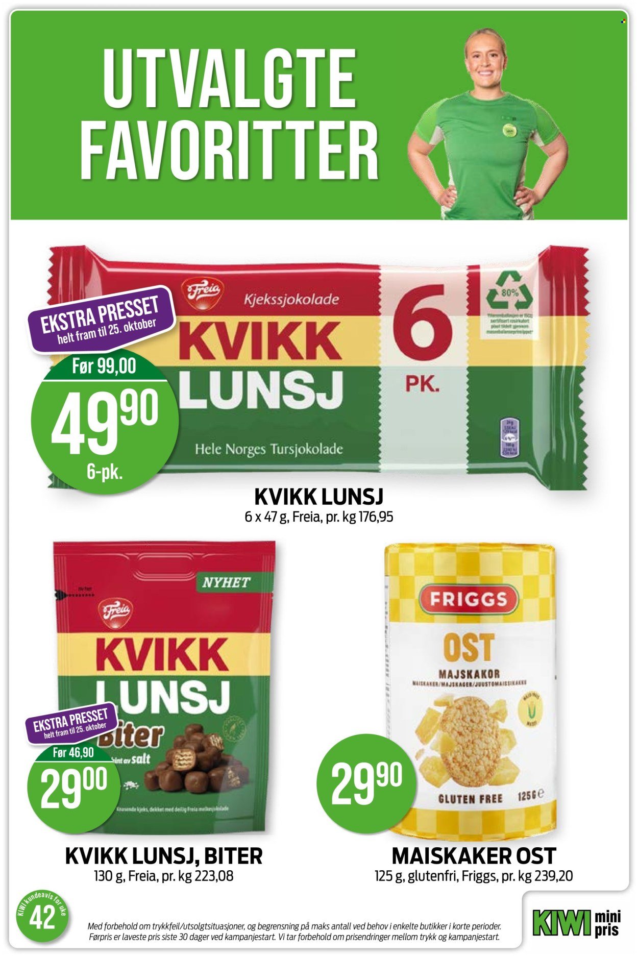 KIWI kundeavis - Fra mandag 12. oktober 2026