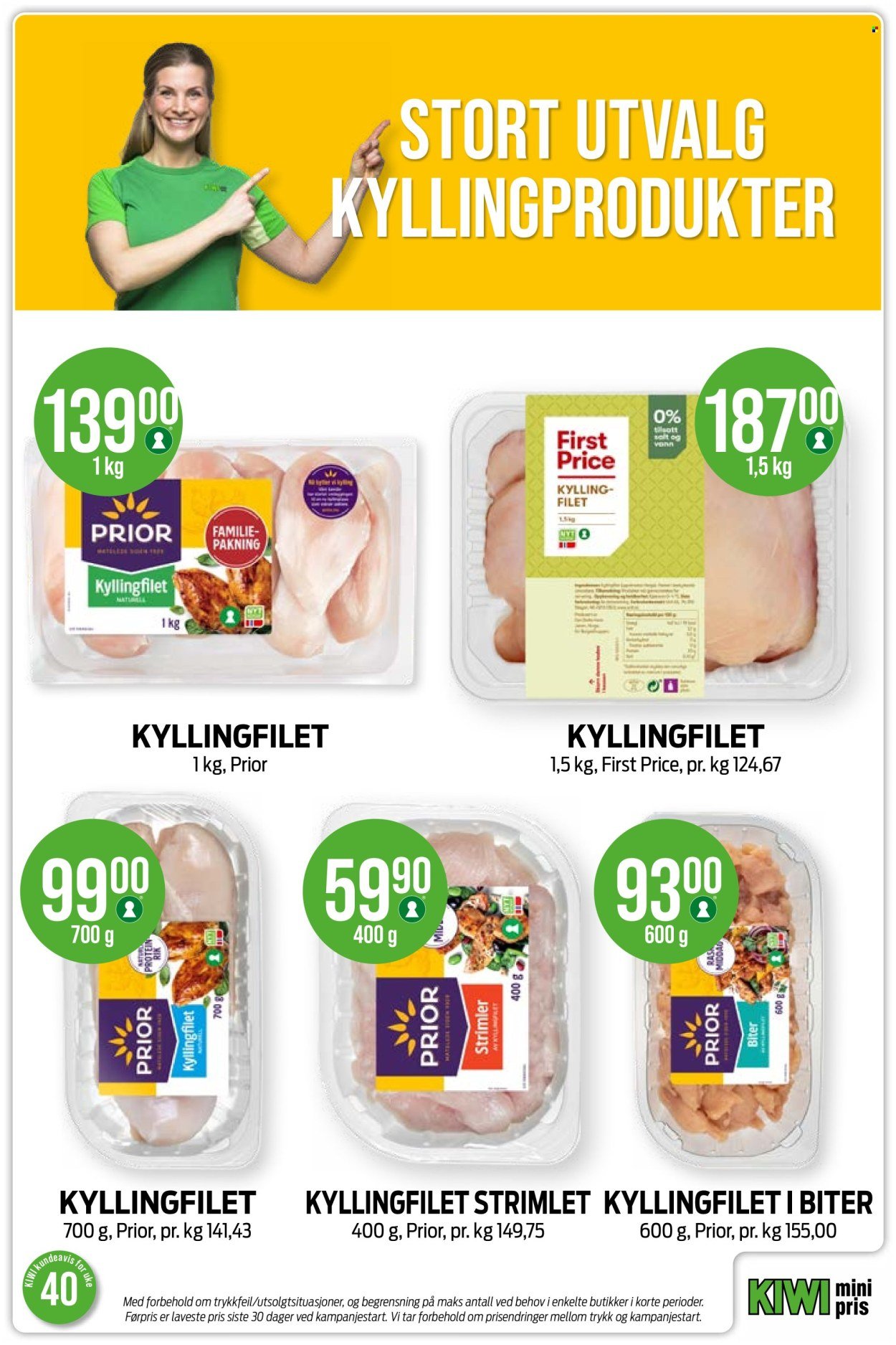 KIWI kundeavis - Fra mandag 12. oktober 2026