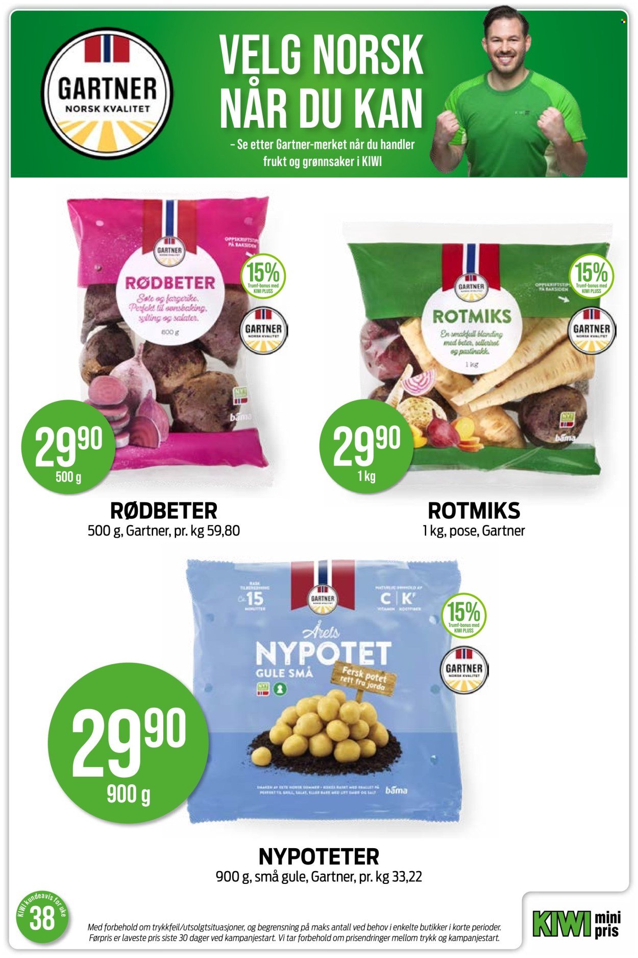 KIWI kundeavis - Fra mandag 14. september 2026