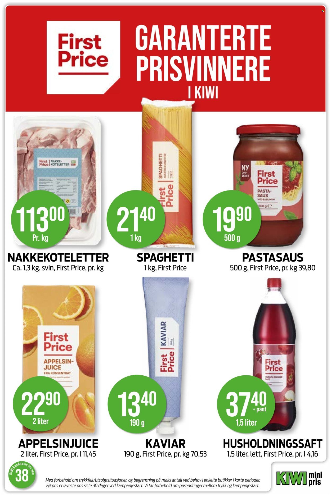 KIWI kundeavis - Fra mandag 14. september 2026
