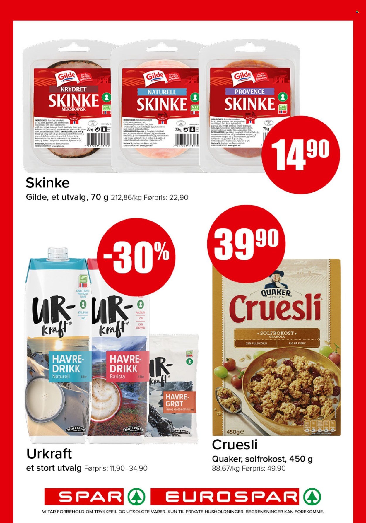 SPAR kundeavis - SPAR, EUROSPAR