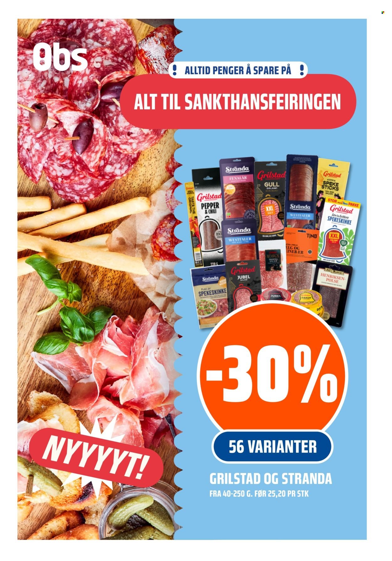 COOP OBS kundeavis - Fra søndag 21. juni 2026
