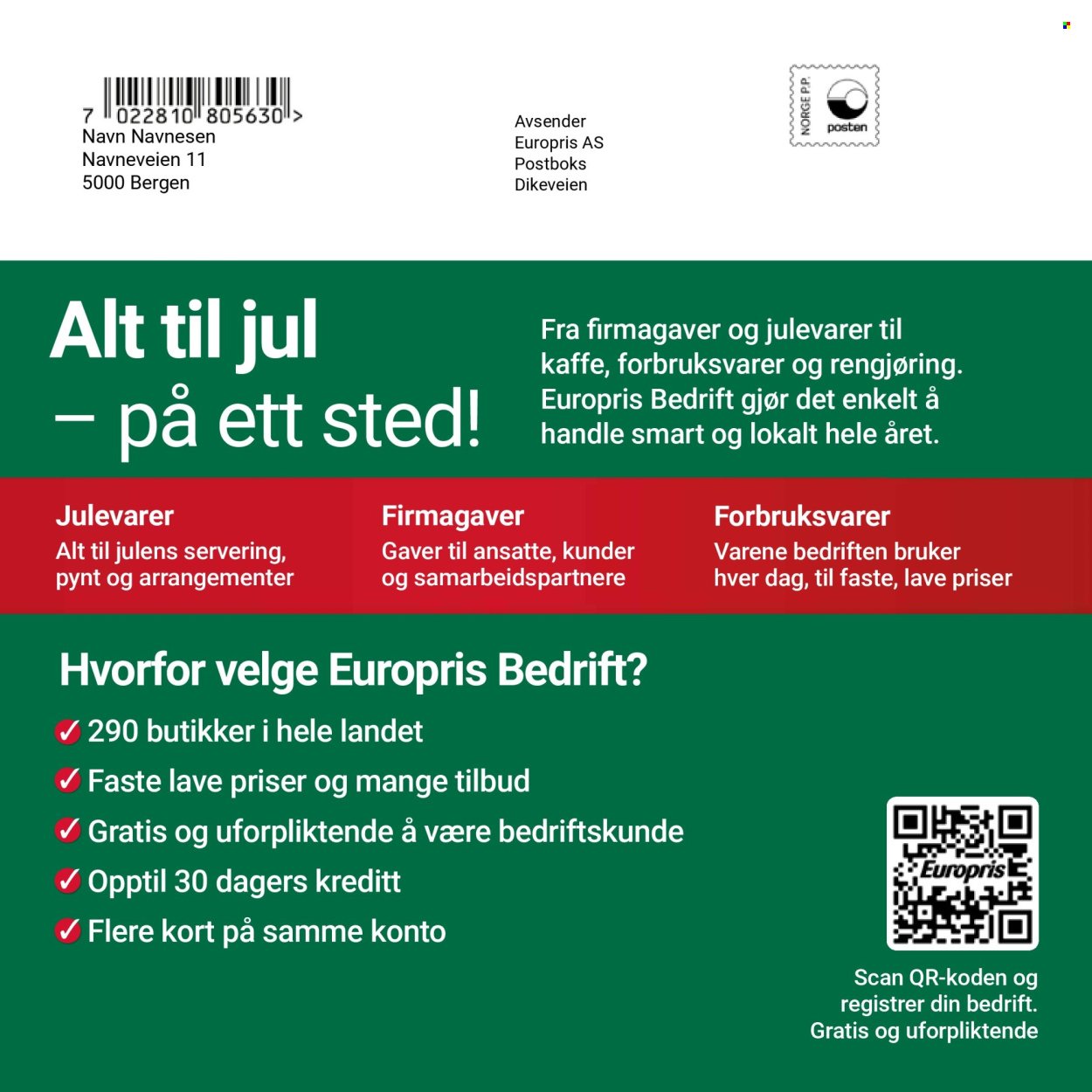 EUROPRIS kundeavis - Julekatalog
