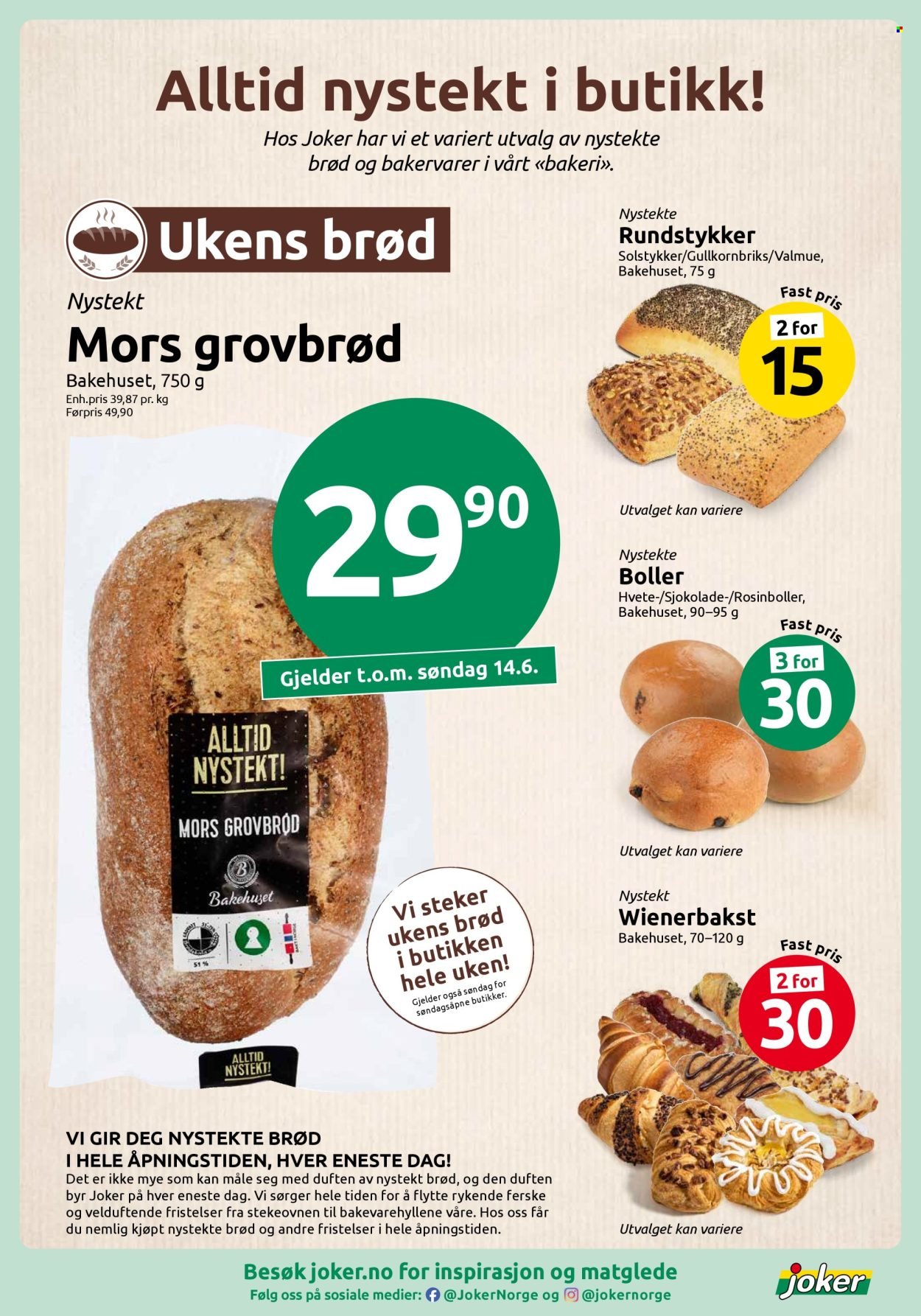 JOKER kundeavis - Fra søndag 14. juni 2026