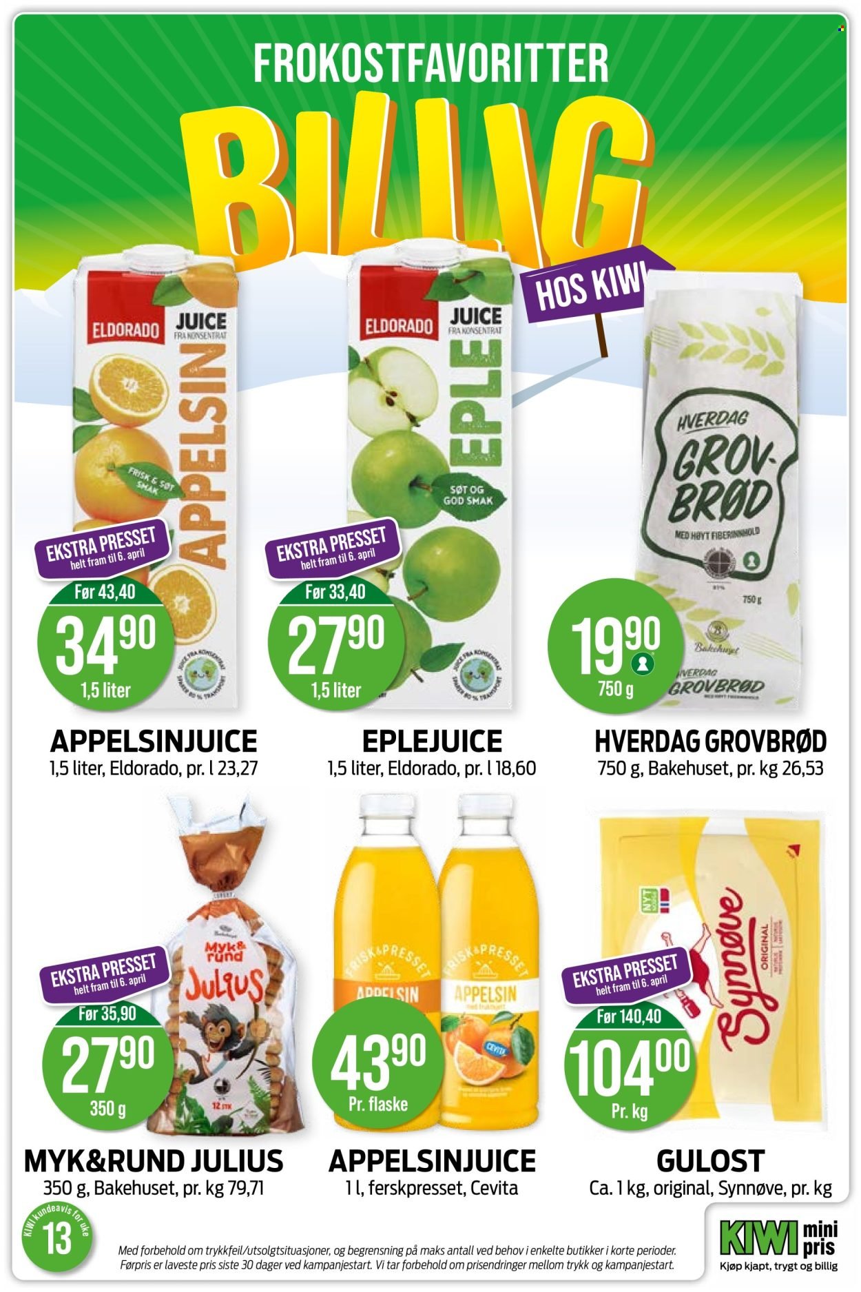 KIWI kundeavis - Fra mandag 23. mars 2026 (2026-03-23 - 2026-03-29)