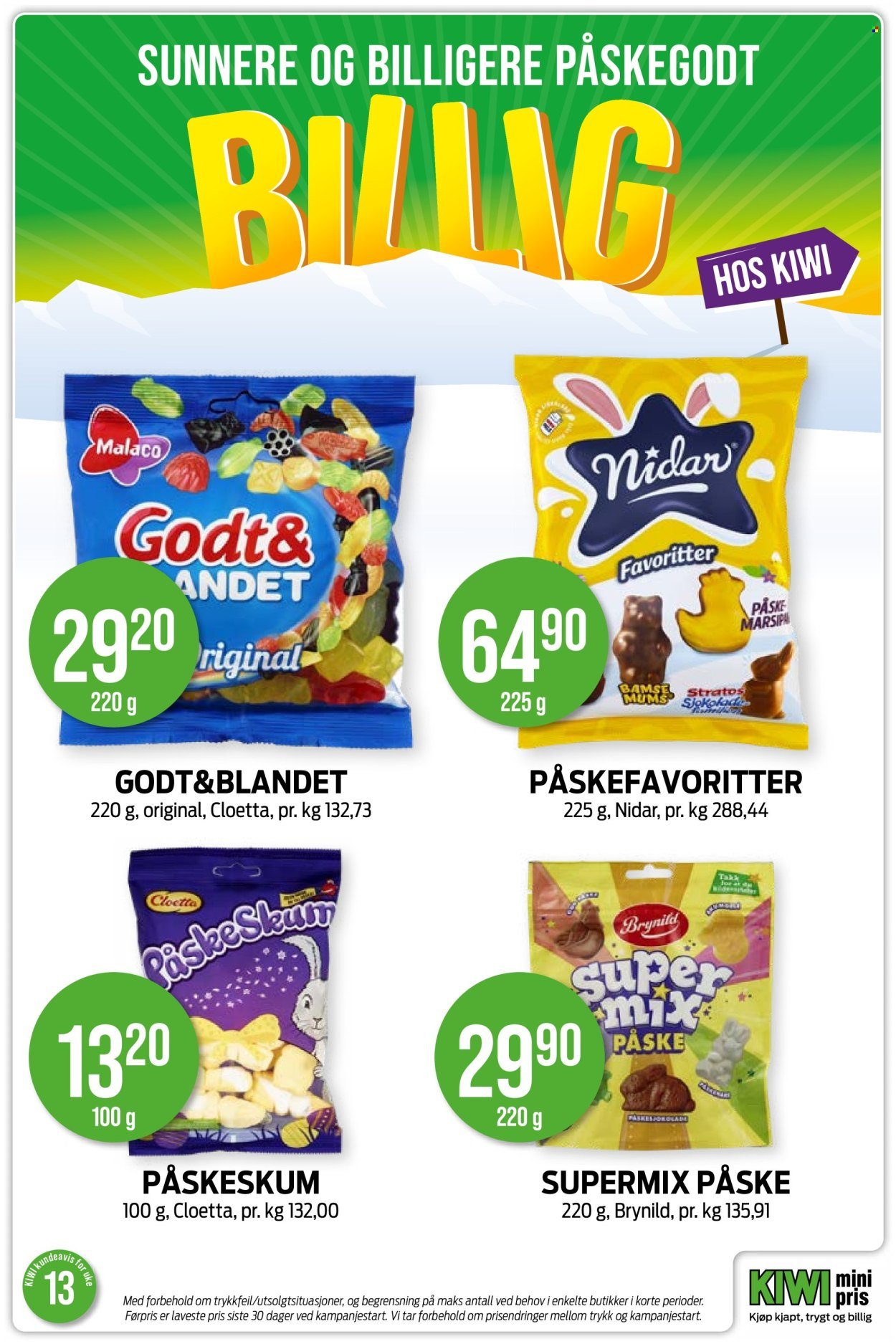 KIWI kundeavis - Fra mandag 23. mars 2026 (2026-03-23 - 2026-03-29)