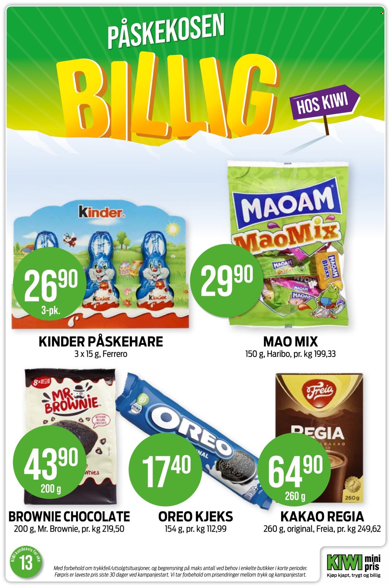 KIWI kundeavis - Fra mandag 23. mars 2026 (2026-03-23 - 2026-03-29)