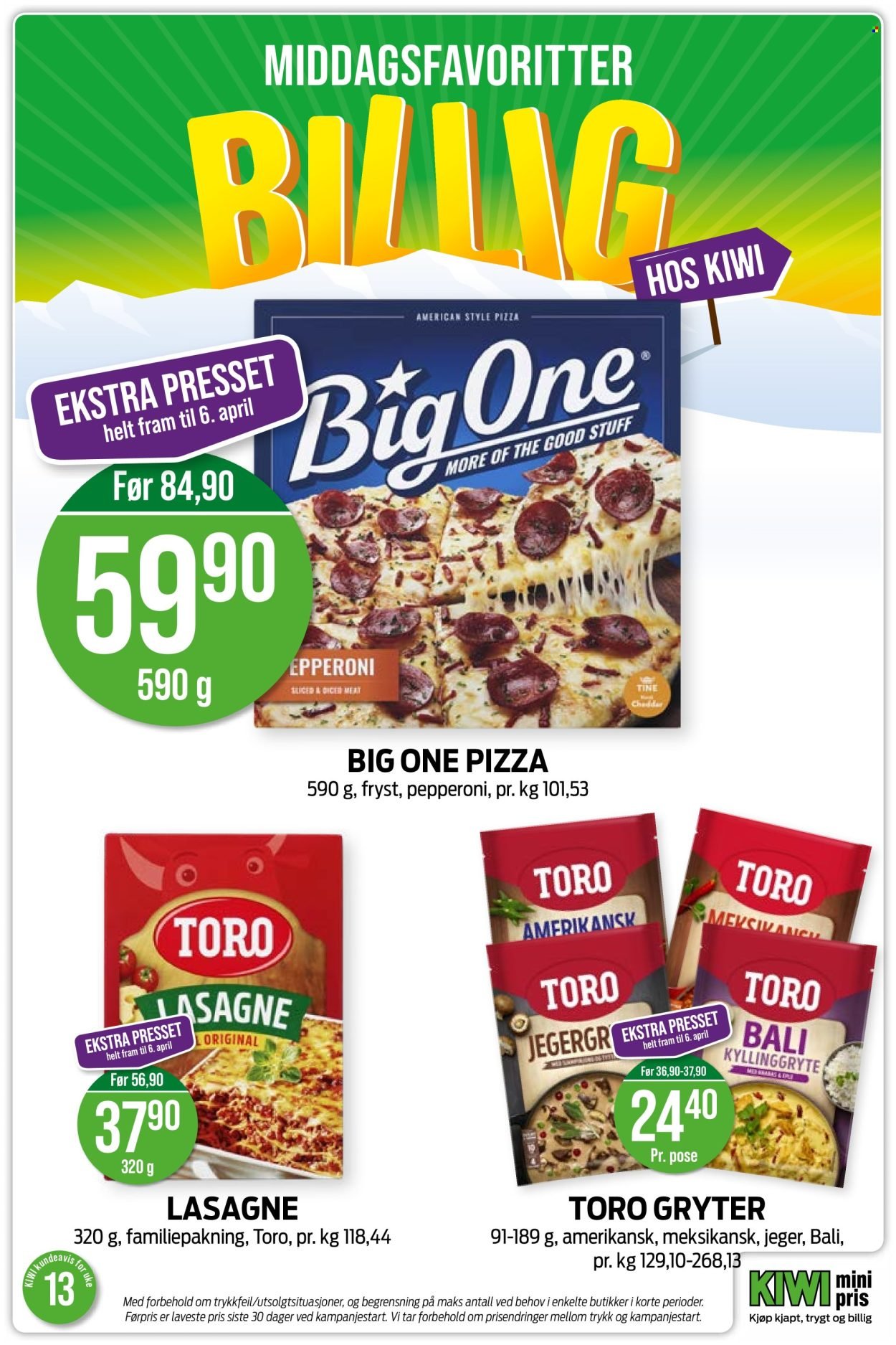 KIWI kundeavis - Fra mandag 23. mars 2026 (2026-03-23 - 2026-03-29)