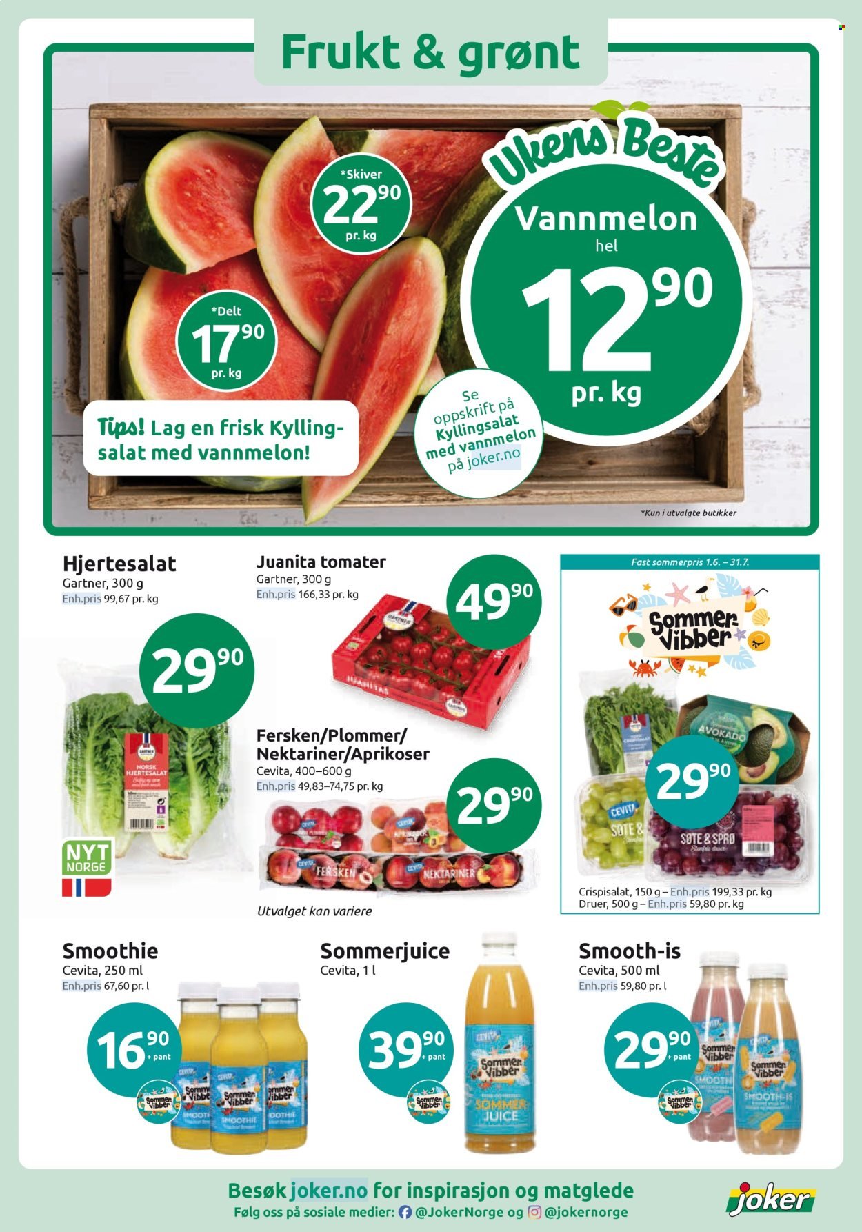 JOKER kundeavis - Fra mandag 6. juli 2026
