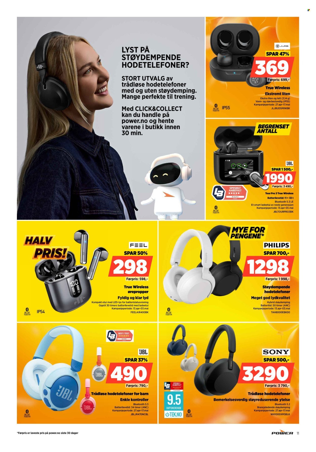POWER kundeavis - Fra mandag 27. april 2026 (2026-04-27 - 2026-05-03)