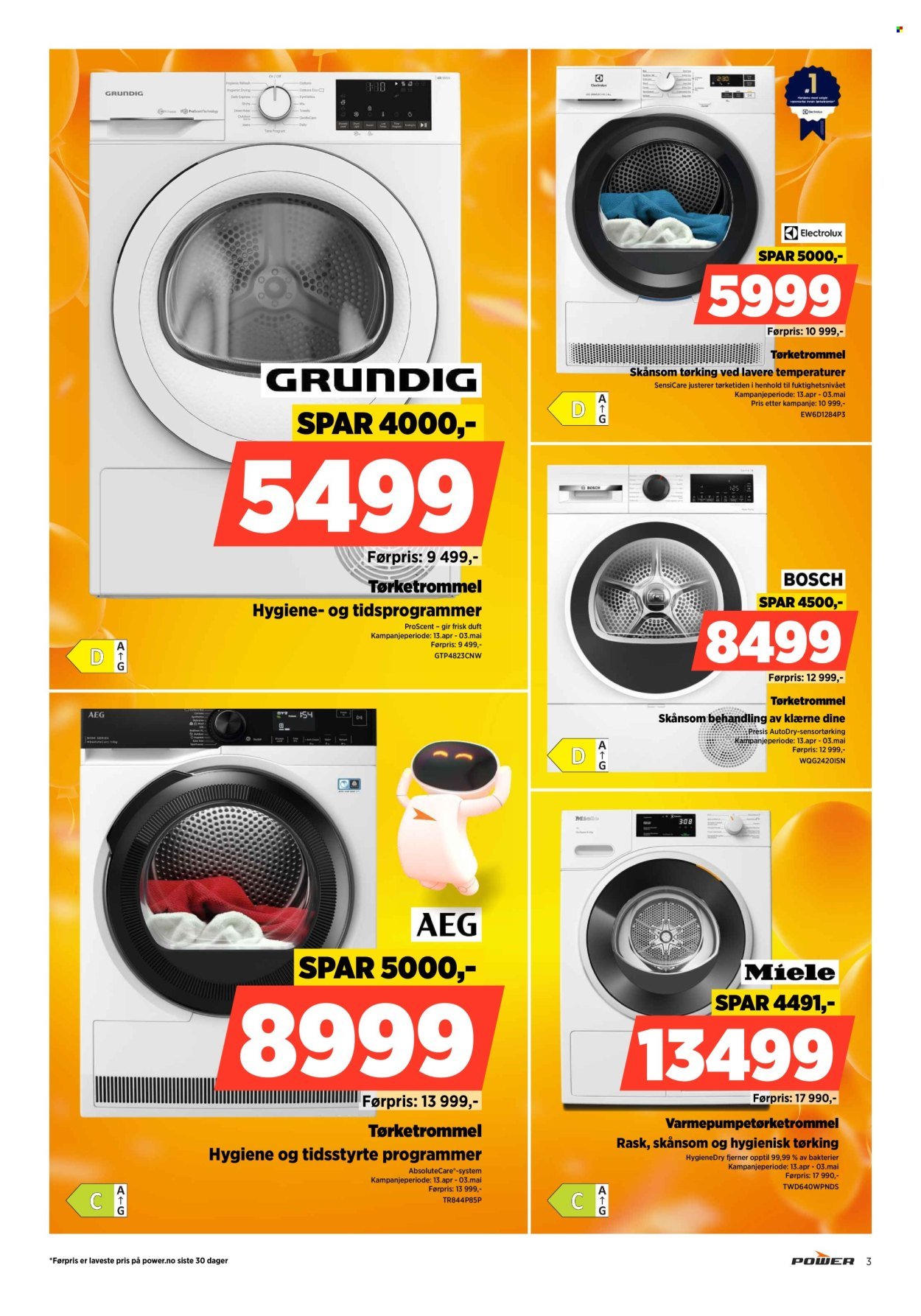 POWER kundeavis - Fra mandag 27. april 2026 (2026-04-27 - 2026-05-03)