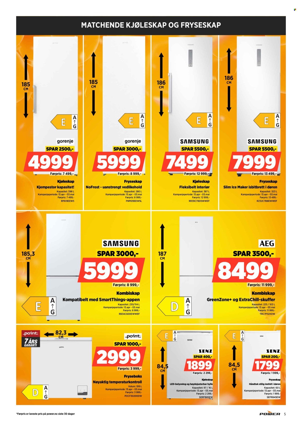 POWER kundeavis - Fra mandag 27. april 2026 (2026-04-27 - 2026-05-03)