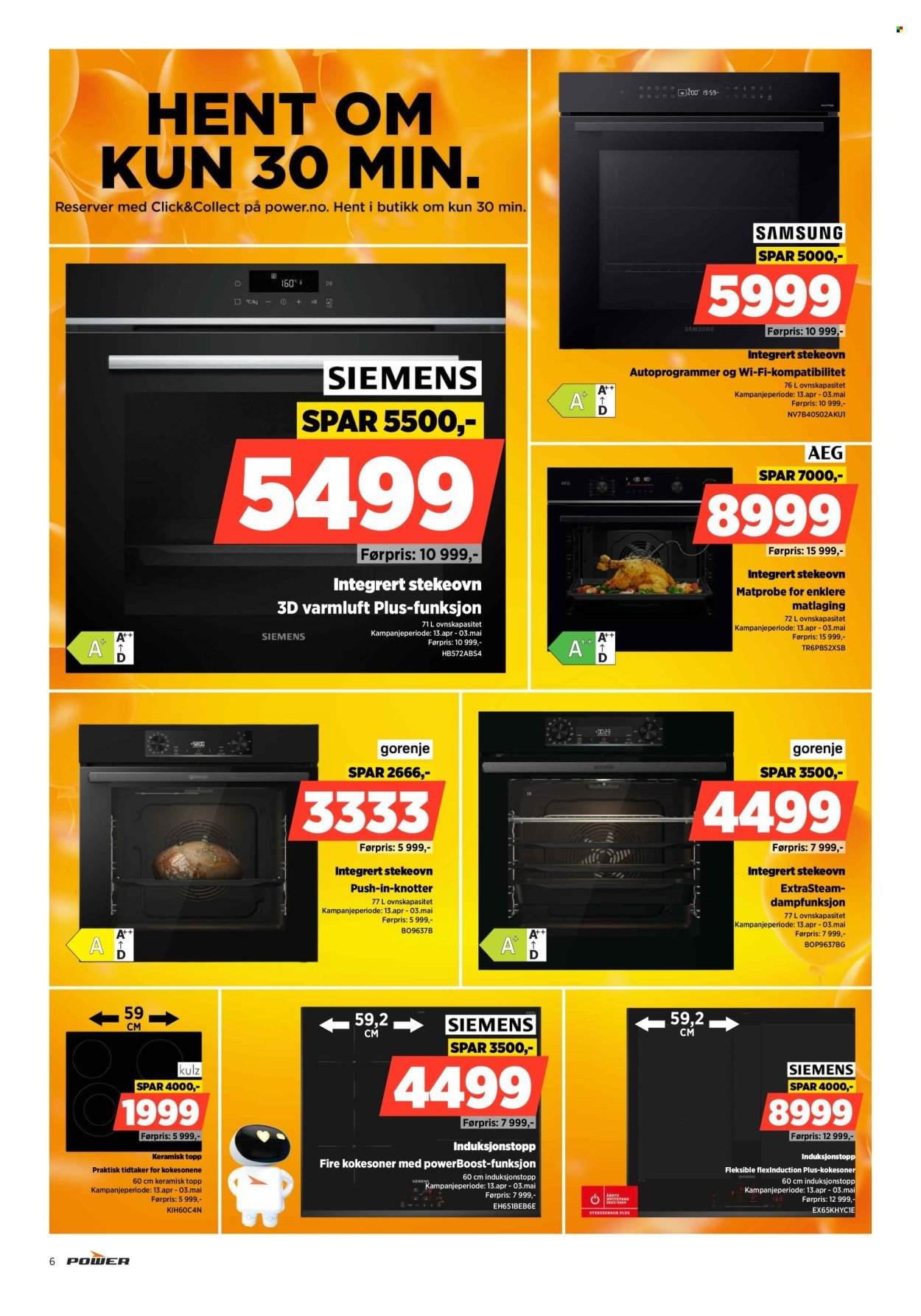 POWER kundeavis - Fra mandag 27. april 2026 (2026-04-27 - 2026-05-03)