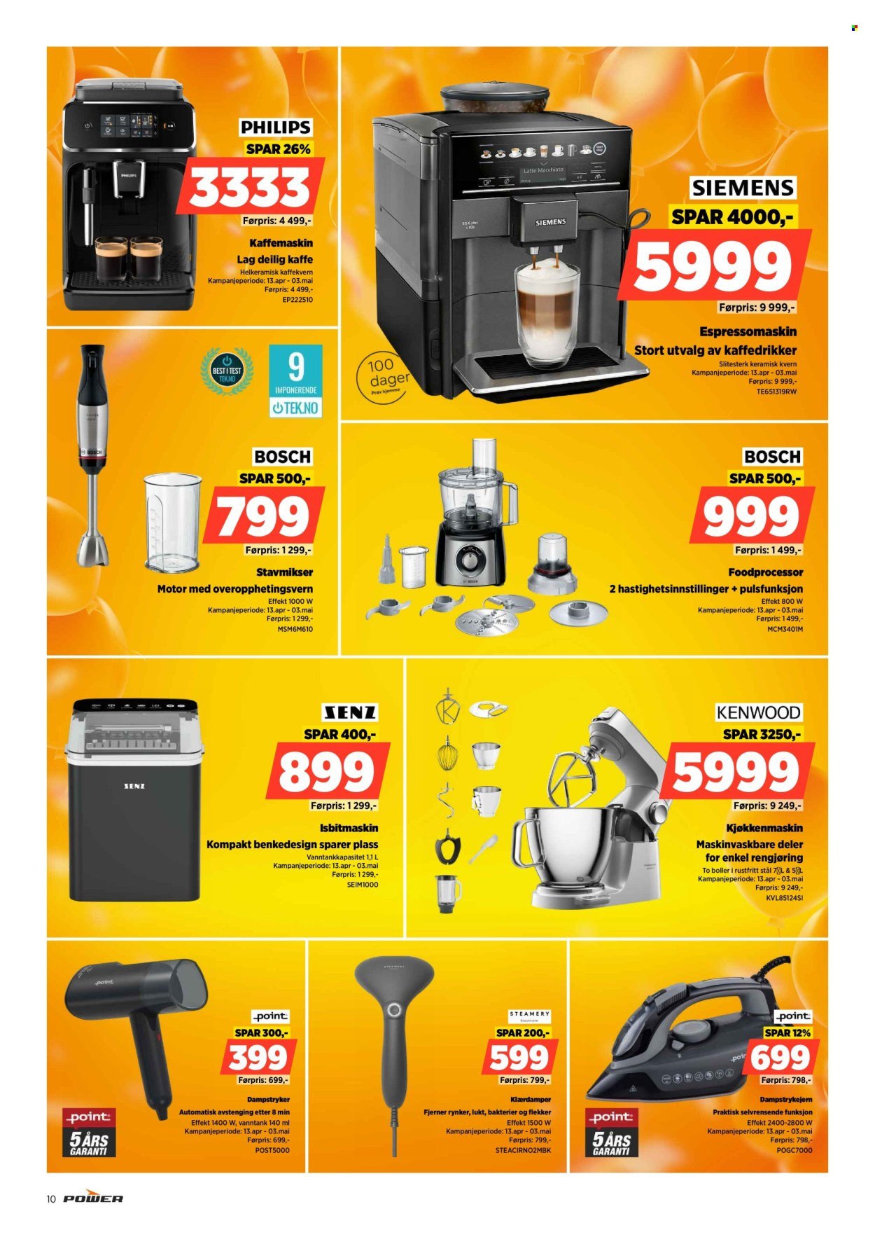 POWER kundeavis - Fra mandag 27. april 2026 (2026-04-27 - 2026-05-03)