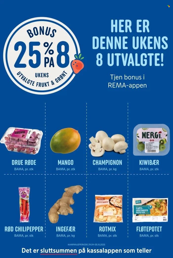 REMA 1000 kundeavis - Uke 40 (2025-09-29 - 2025-10-05)