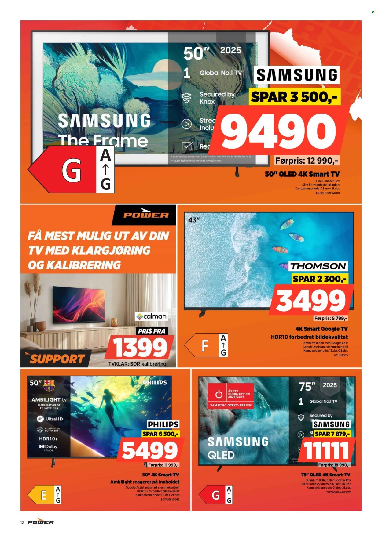 POWER kundeavis - Fra mandag 15. desember 2025 (2025-12-15 - 2025-12-24)