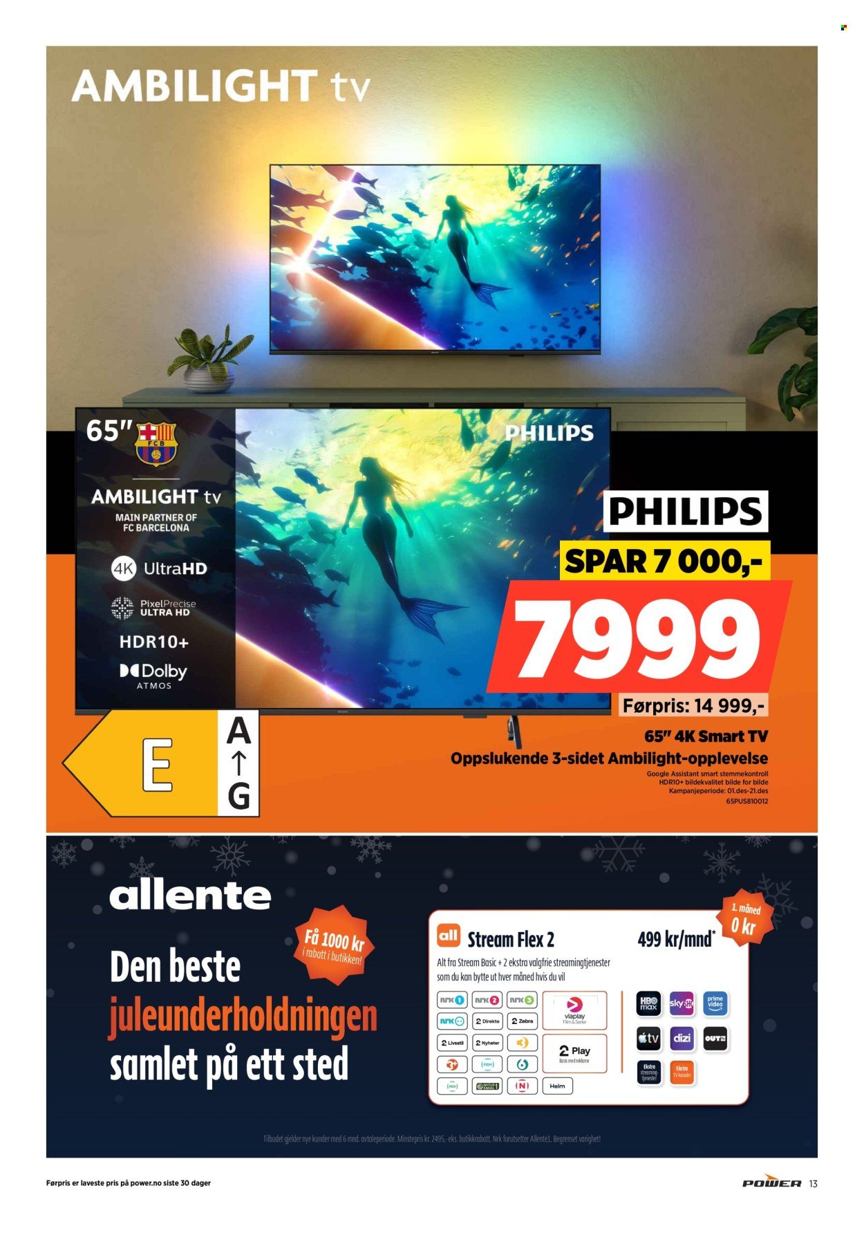 POWER kundeavis - Fra mandag 15. desember 2025 (2025-12-15 - 2025-12-24)