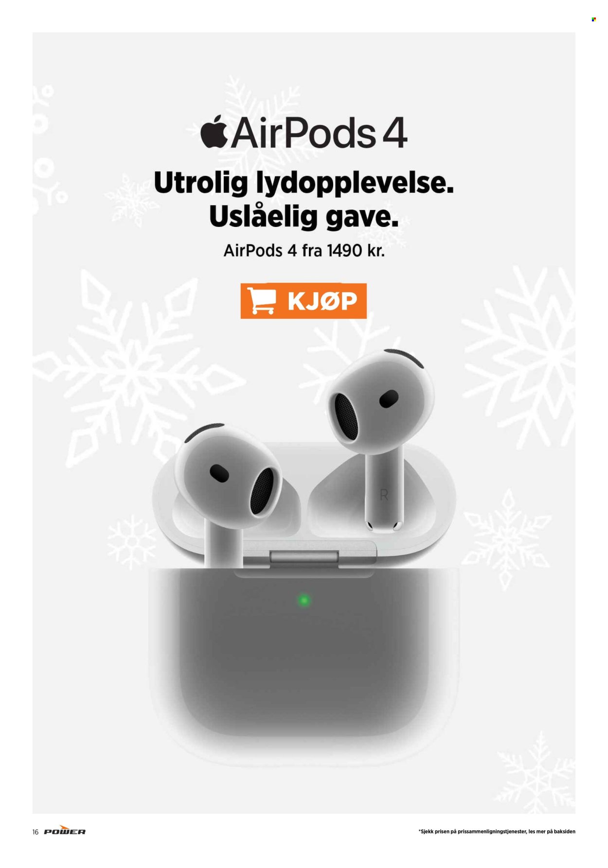 POWER kundeavis - Fra mandag 15. desember 2025 (2025-12-15 - 2025-12-24)