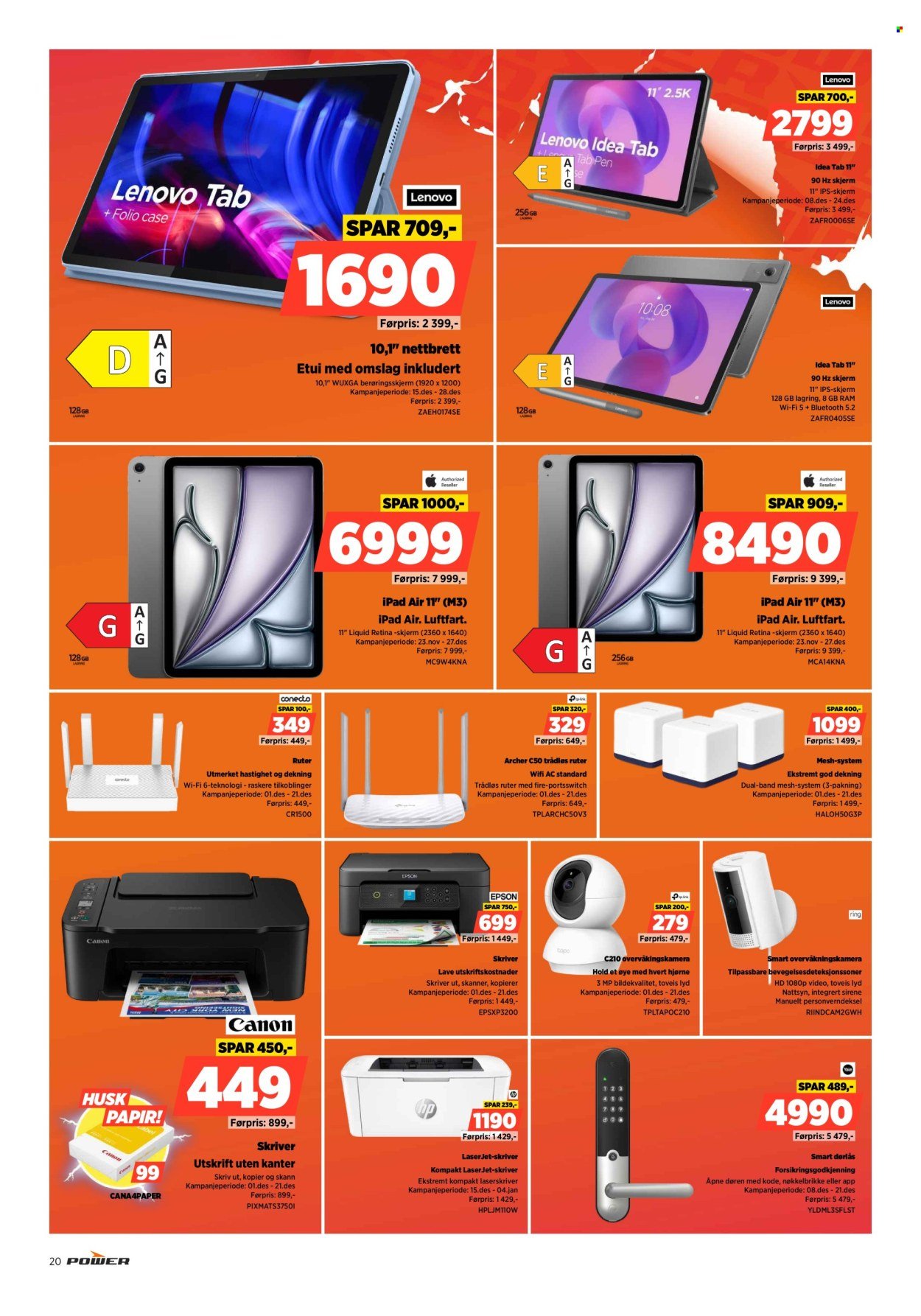 POWER kundeavis - Fra mandag 15. desember 2025 (2025-12-15 - 2025-12-24)