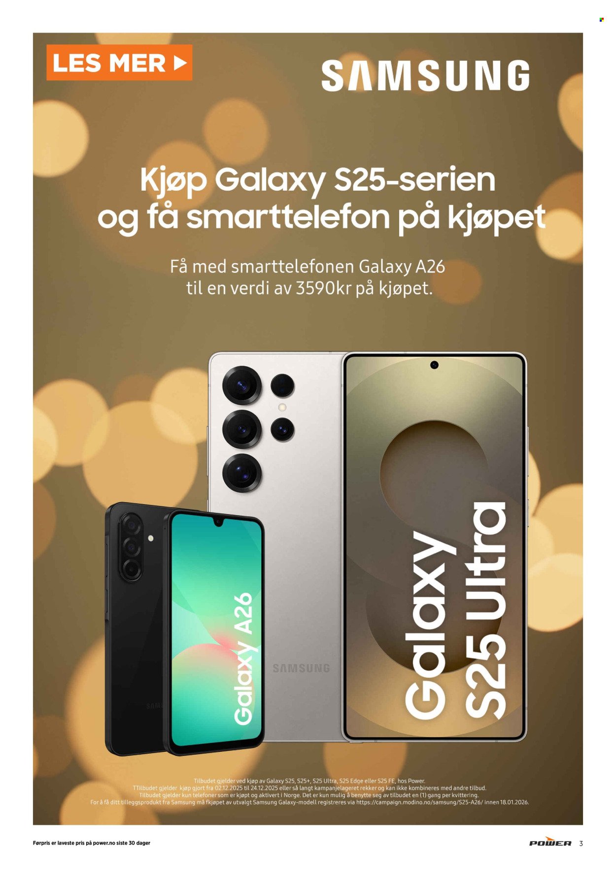 POWER kundeavis - Fra mandag 15. desember 2025 (2025-12-15 - 2025-12-24)