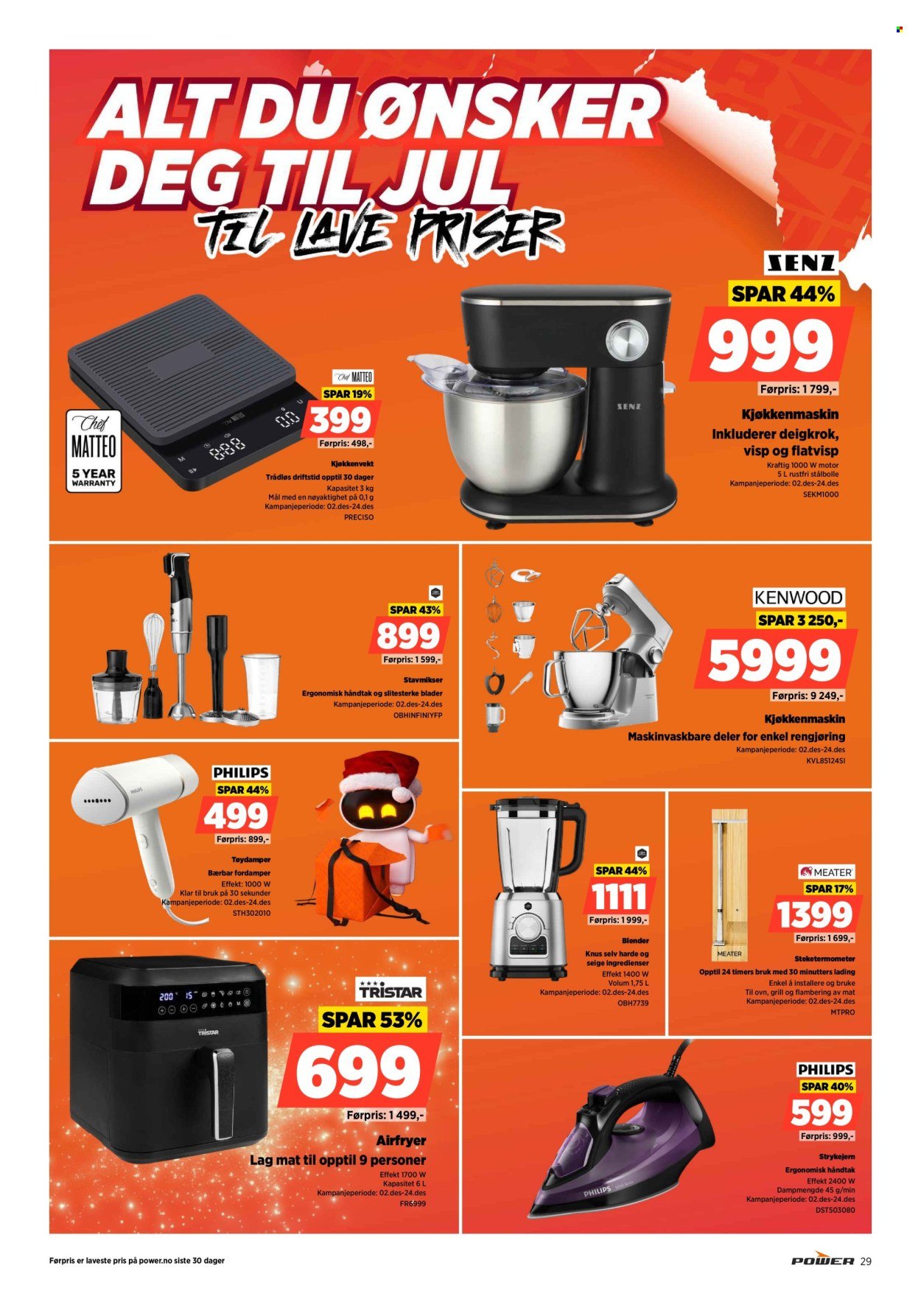 POWER kundeavis - Fra mandag 15. desember 2025 (2025-12-15 - 2025-12-24)