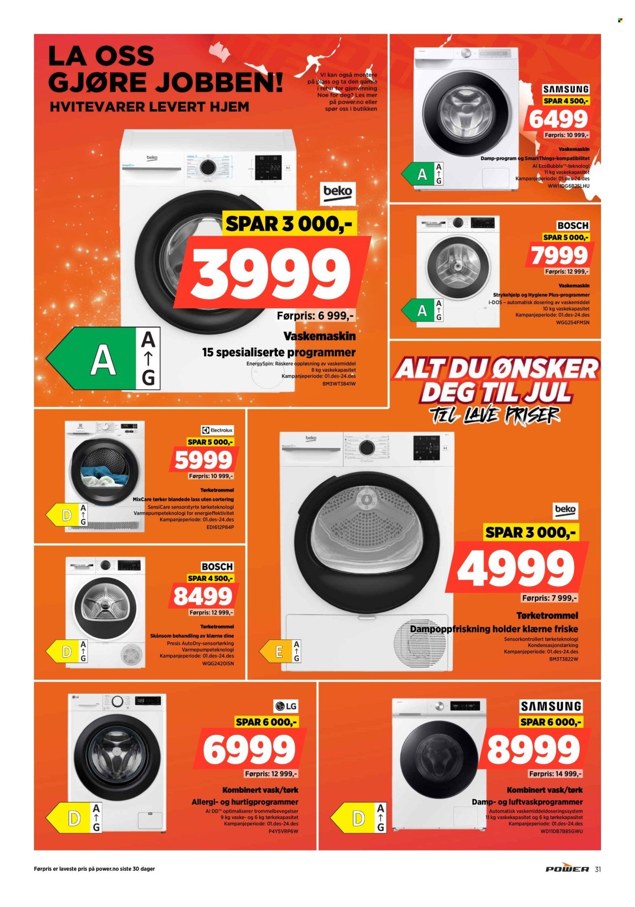 POWER kundeavis - Fra mandag 15. desember 2025 (2025-12-15 - 2025-12-24)