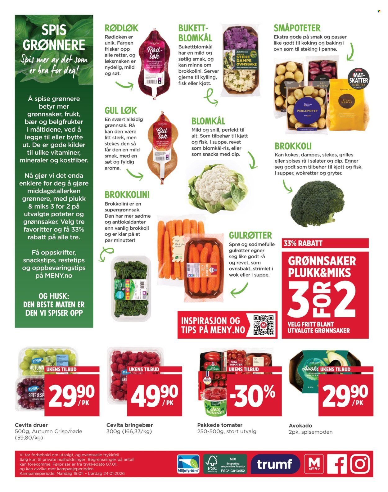MENY kundeavis - Fra mandag 19. januar 2026 (2026-01-19 - 2026-01-24)