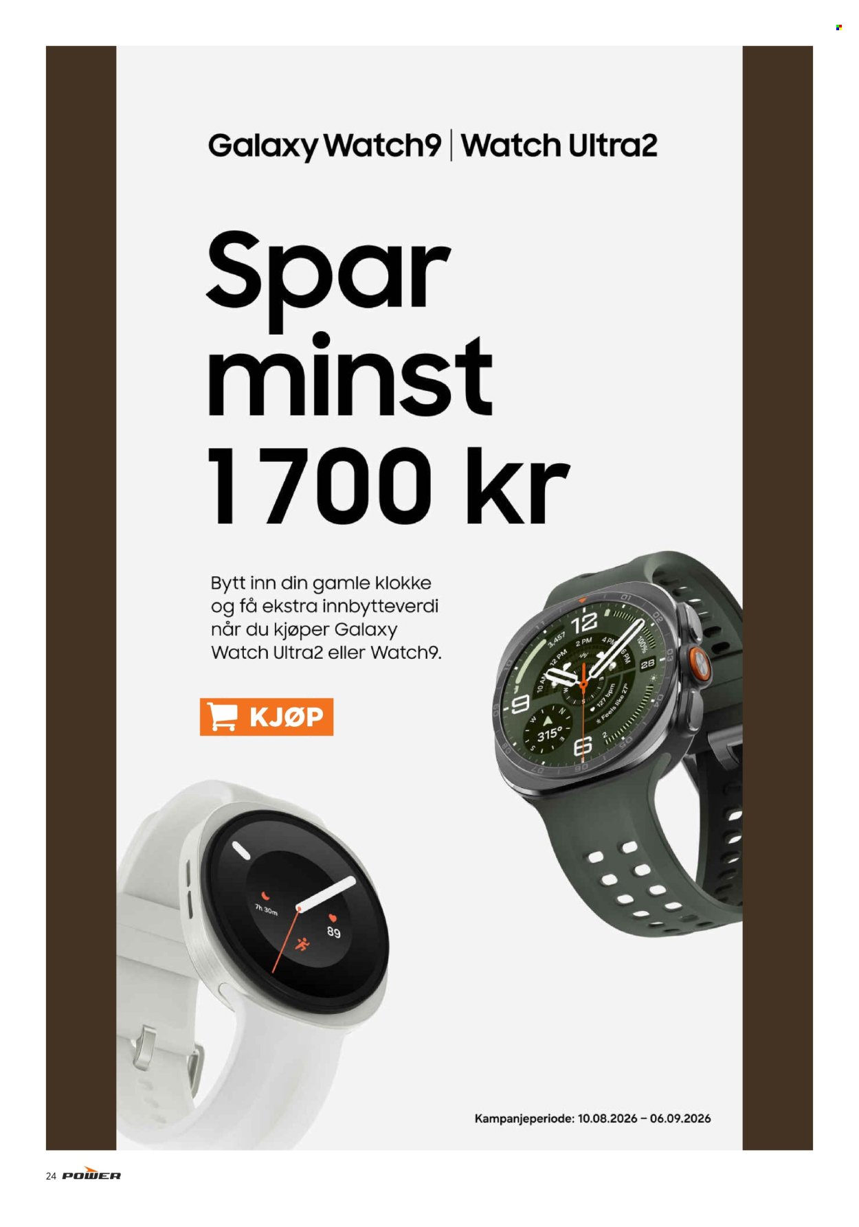 POWER kundeavis - Fra mandag 10. august 2026