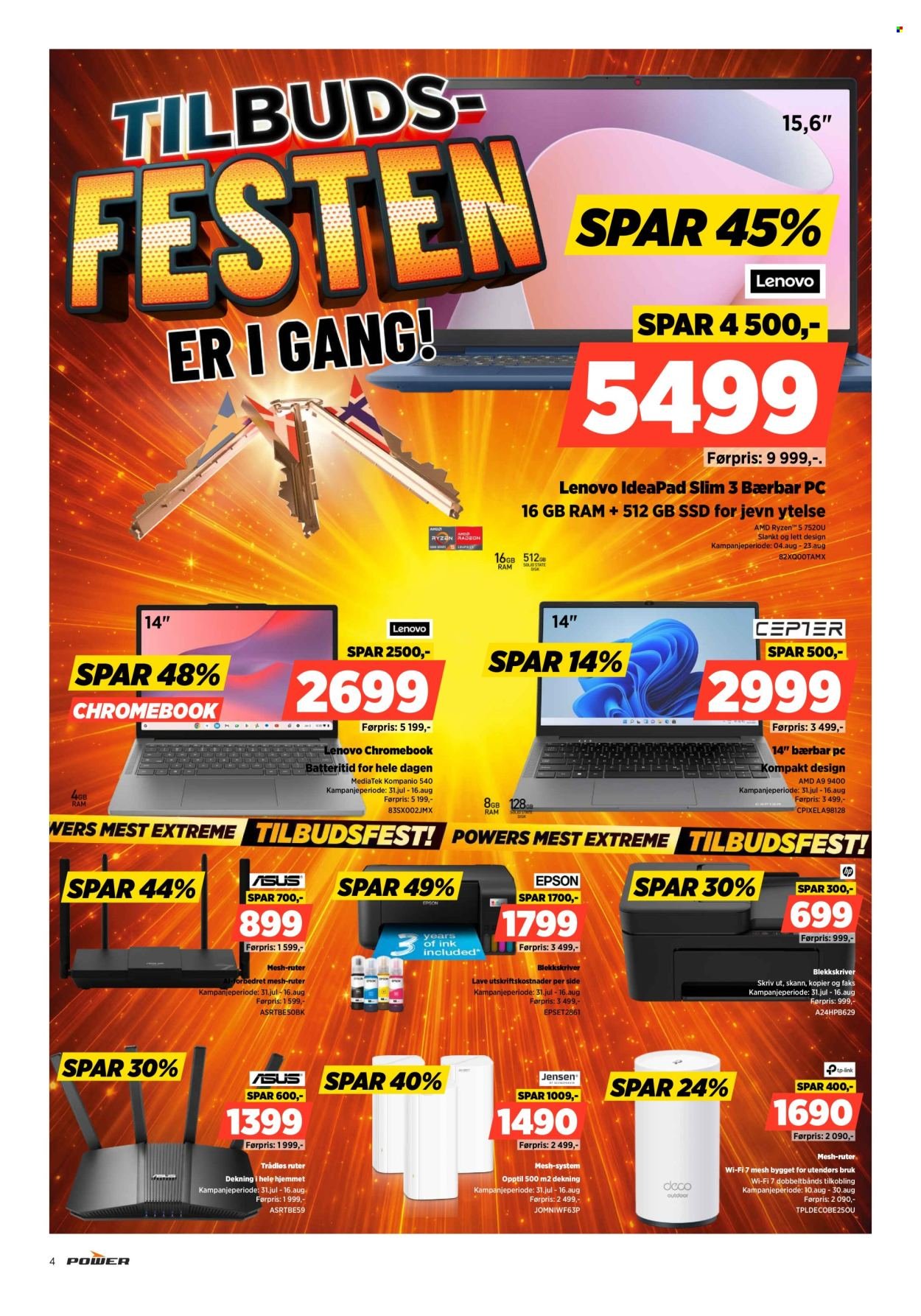 POWER kundeavis - Fra mandag 10. august 2026