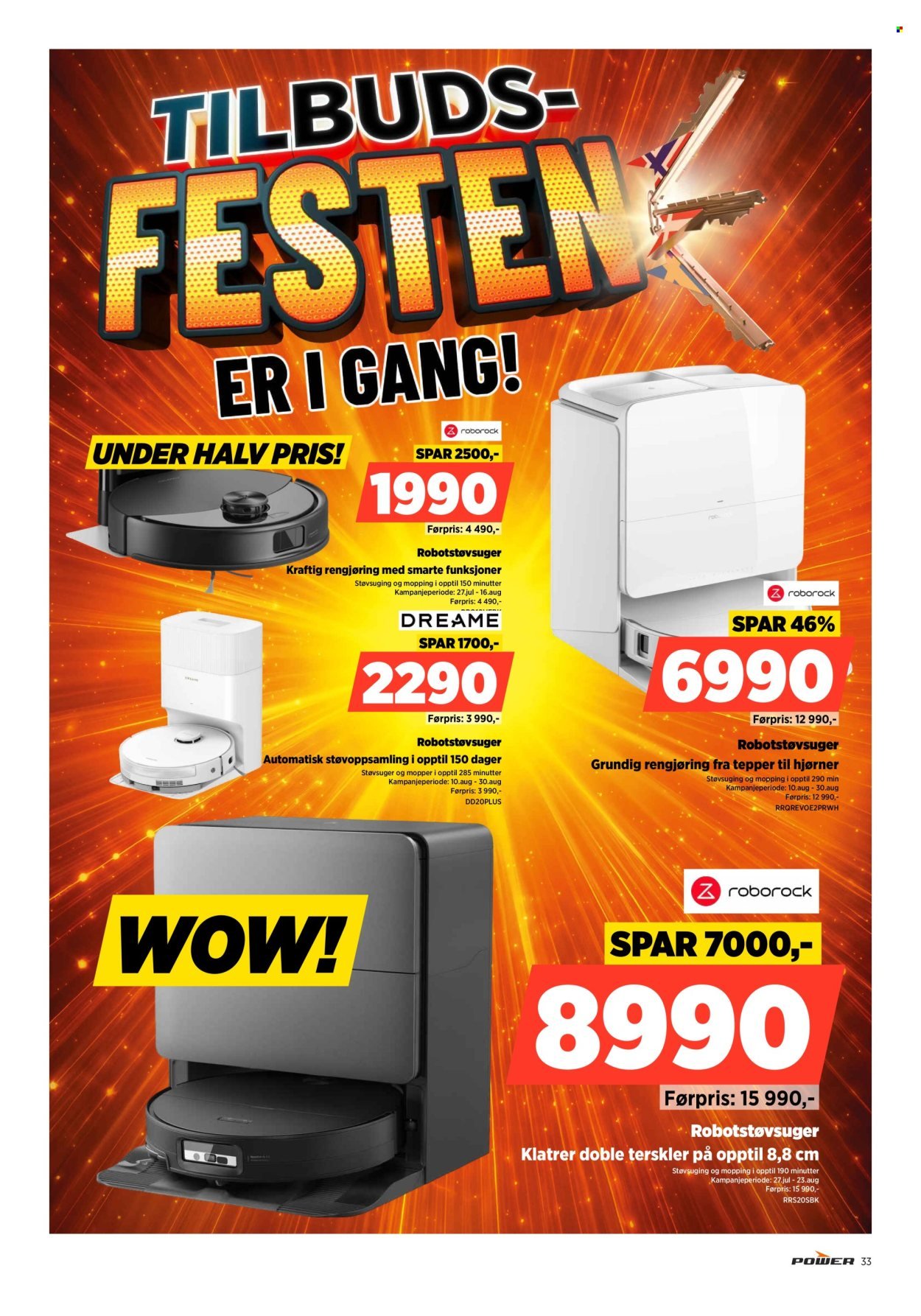 POWER kundeavis - Fra mandag 10. august 2026