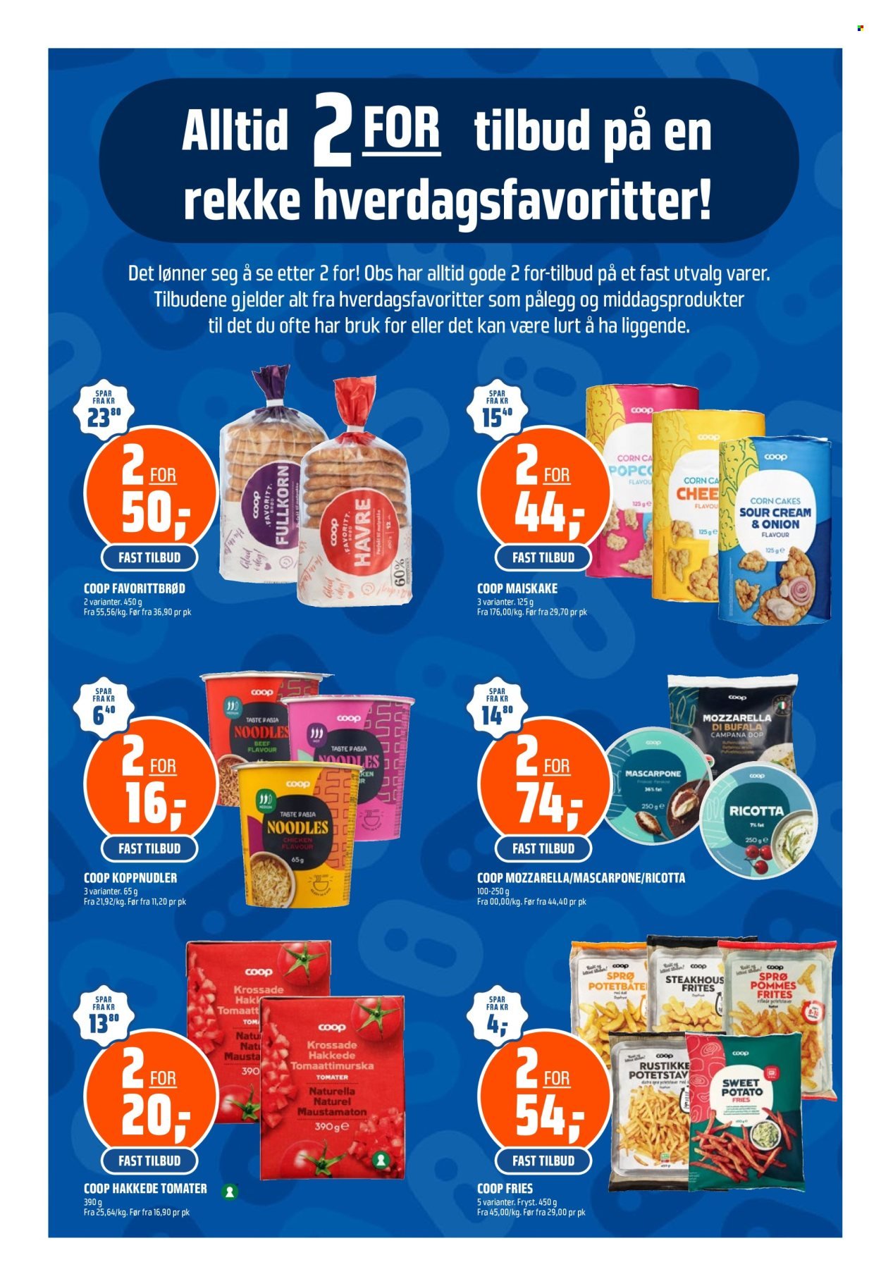 COOP OBS kundeavis - Fra søndag 27. september 2026